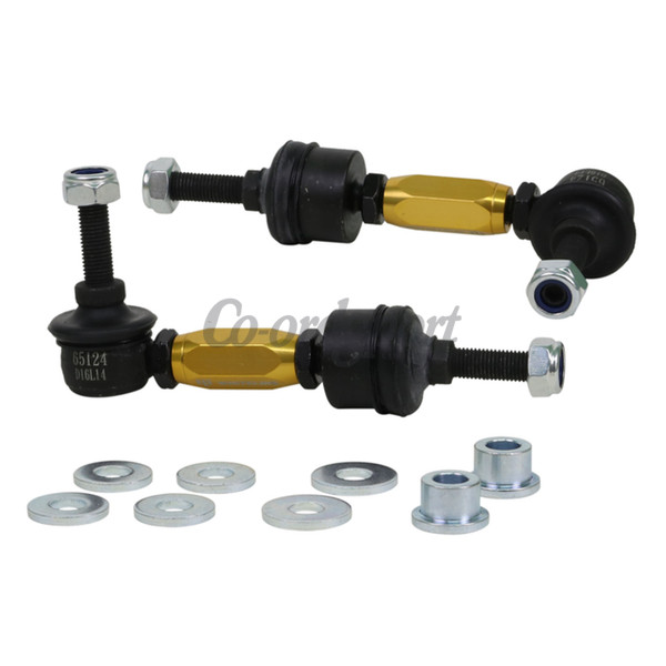 Whiteline Performance Sway Bar Link Kit HDuty Adj Steel Bal image