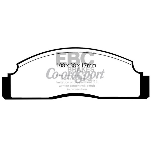 EBC Ultimax OEM Replacement Brake Pads image