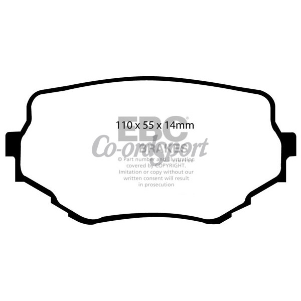 EBC Ultimax OEM Replacement Brake Pads image