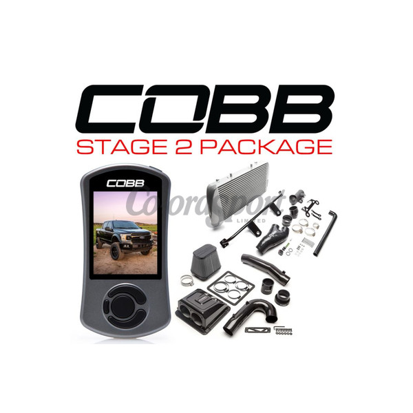 COBB  Ford Stage 2 Redline Carbon Fiber Power Package Silver F-15 image