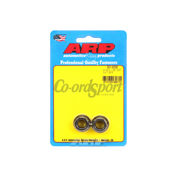 ARP M12 X 1.25 12pt nut kit image