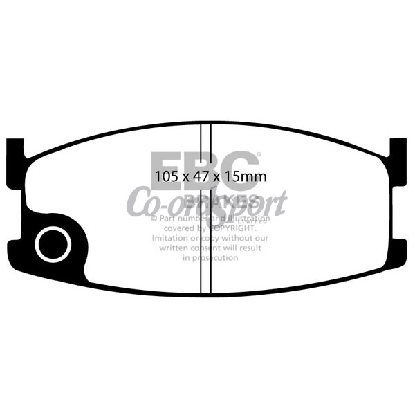 EBC Ultimax OEM Replacement Brake Pads image