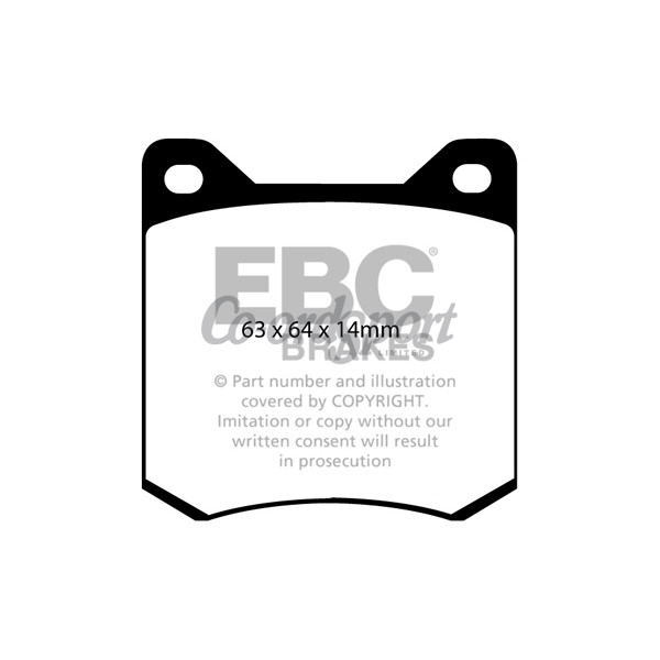 EBC Ultimax OEM Replacement Brake Pads image