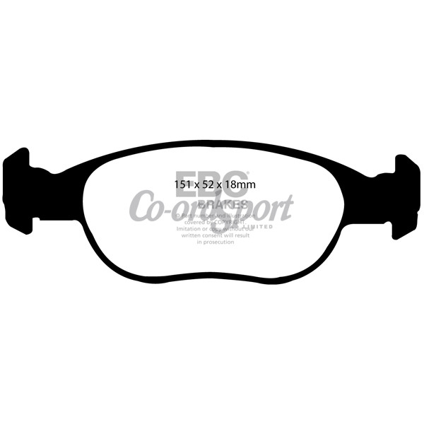 EBC Ultimax OEM Replacement Brake Pads image