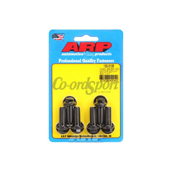 ARP Chevy hex motor mount bolt kit with energy suspension mo image