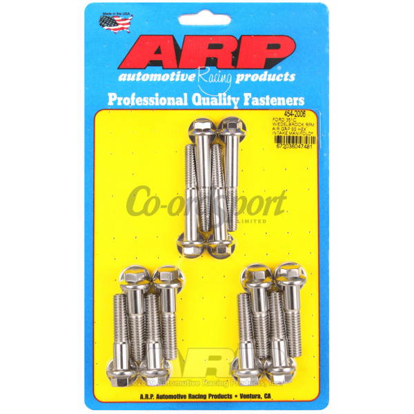 ARP Ford 351C w/Edelbrock RPM air gap hex intake manifold bo image