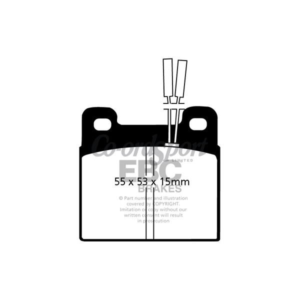 EBC Ultimax OEM Replacement Brake Pads image