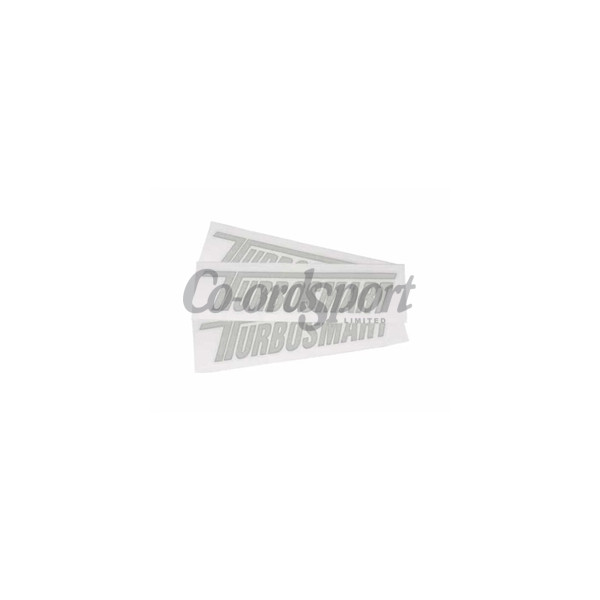 Turbosmart TS Car Decal - White 200mm x 45mm image