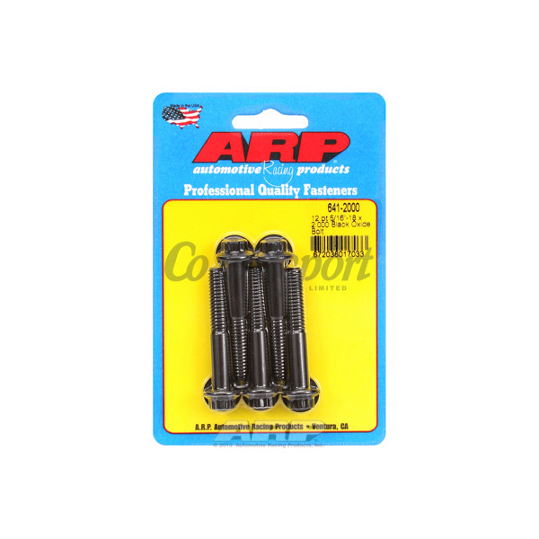 ARP 5/16-18 x 2.000 12pt black oxide bolts image