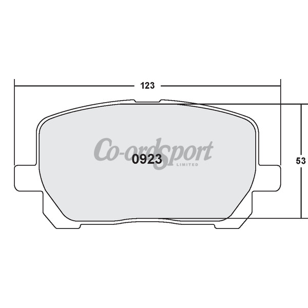 PFC 923 CARBON METALLIC BRAKE PAD SET image