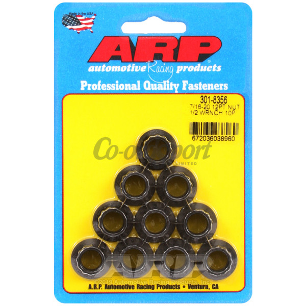 ARP 7/16-20 1/2 socket 12 pt nut kit image