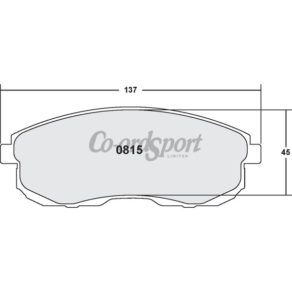 PFC 815 Carbon Metallic Brake Pad Set image