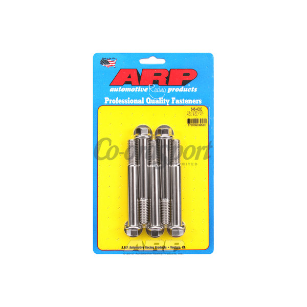 ARP 1/2-13 x 4.000 hex SS bolts image