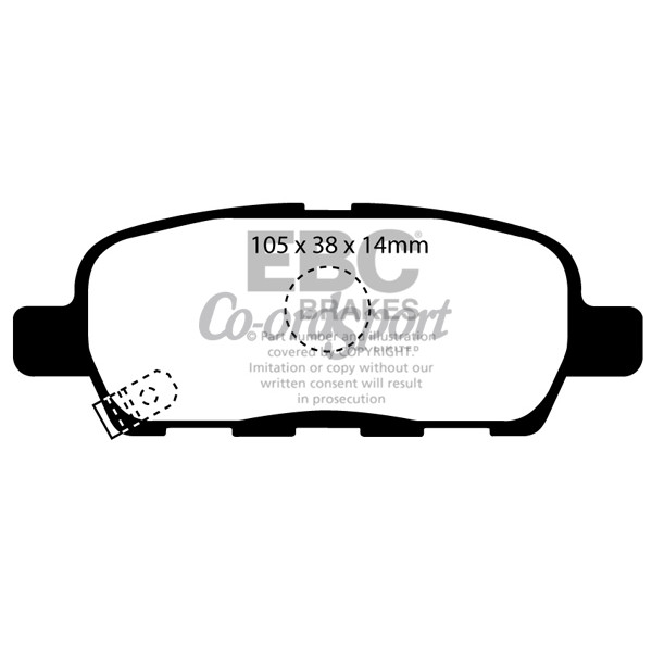 EBC Ultimax OEM Replacement Brake Pads image