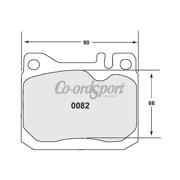 PFC 082 Carbon Metallic Brake Pad Set image