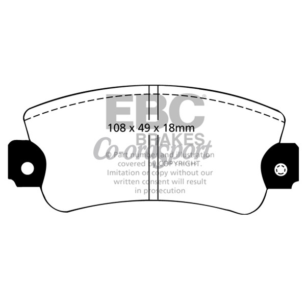 EBC Ultimax OEM Replacement Brake Pads image