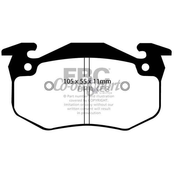 EBC Ultimax OEM Replacement Brake Pads image