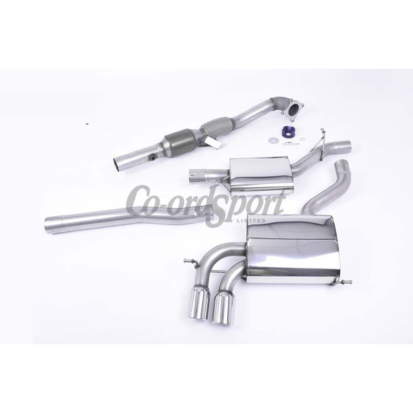 Milltek Turbo-back including Hi-Flow Sports Cat Audi S3 2 image