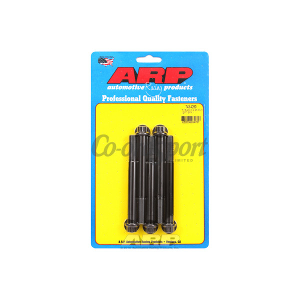 ARP 7/16-20 x 4.250 12pt black oxide bolts image