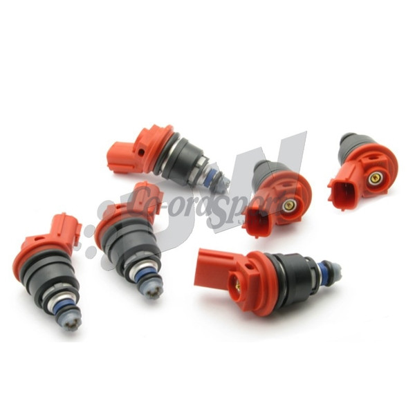 DW Set of 6 270cc Side Feed Injectors for Nissan 300zx 90-96 image