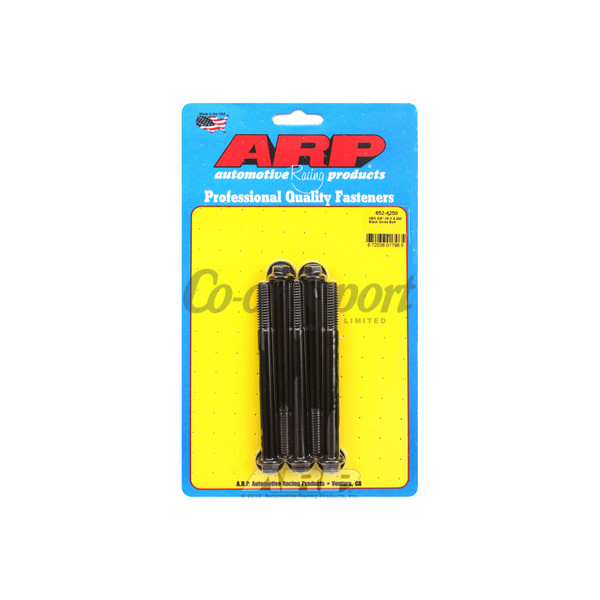 ARP 3/8-16 X 4.250 hex black oxide bolts image