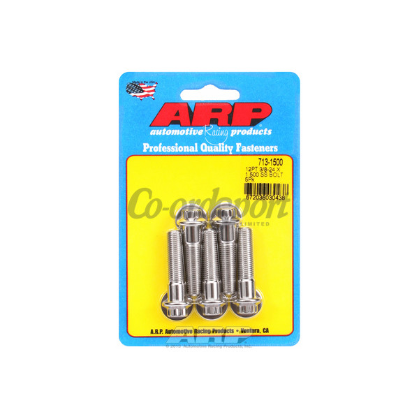 ARP 3/8-24 x 1.500 12pt SS bolts image