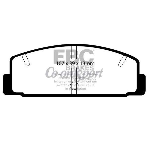 EBC Ultimax OEM Replacement Brake Pads image