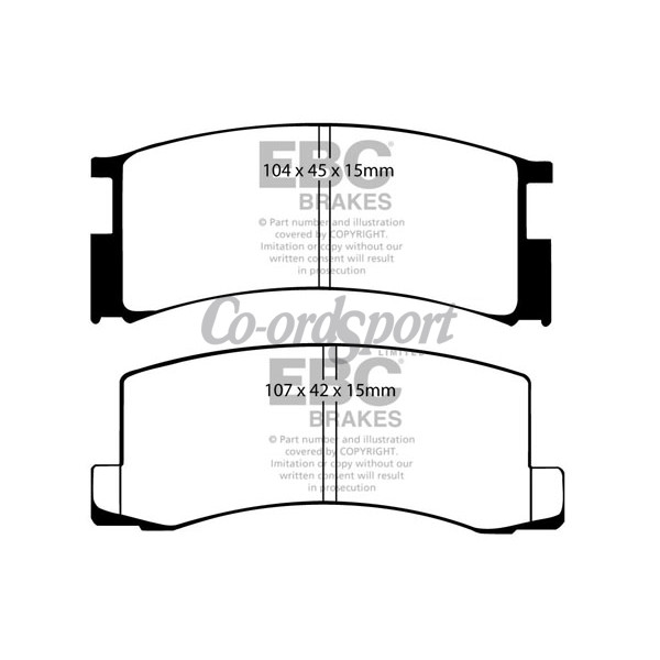 EBC Ultimax OEM Replacement Brake Pads image