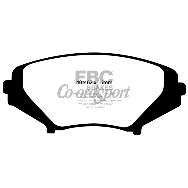 EBC Ultimax OEM Replacement Brake Pads image