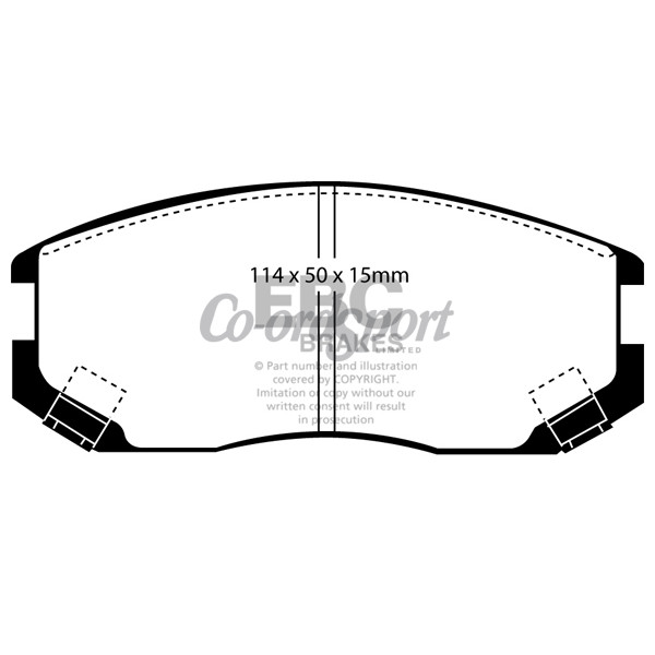 EBC Ultimax OEM Replacement Brake Pads image