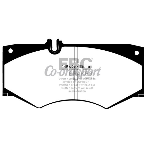 EBC Ultimax OEM Replacement Brake Pads image