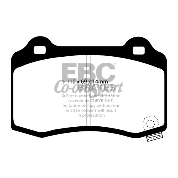 EBC Ultimax OEM Replacement Brake Pads image