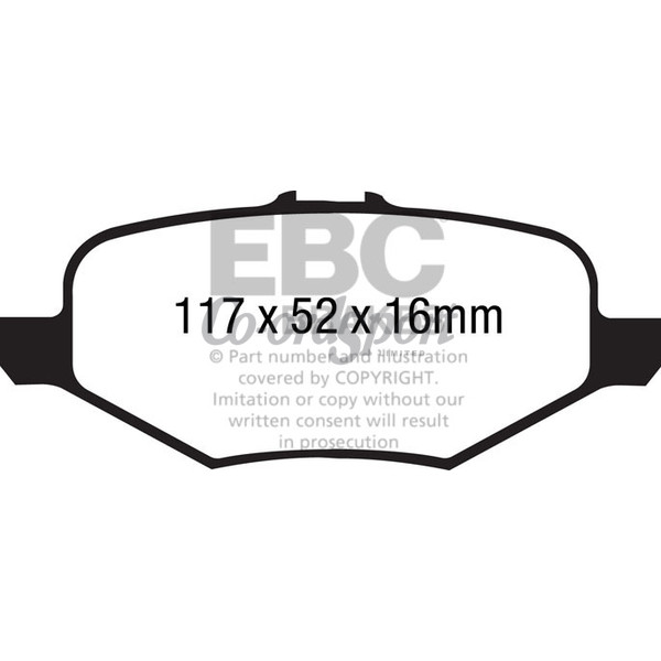 EBC Ultimax OEM Replacement Brake Pads image