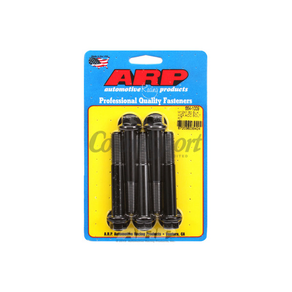 ARP M12 x 1.50 x 80 hex black oxide bolts image