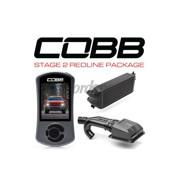 COBB Stage 2 Redline Carbon Fiber Intake Power Package Black (Fac image