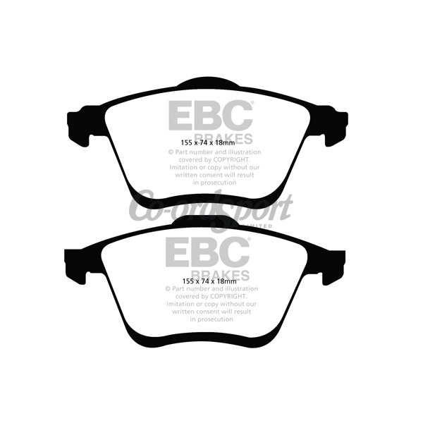 EBC Ultimax OEM Replacement Brake Pads image