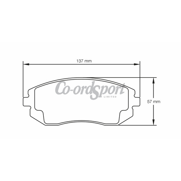 Pagid racing brake pads -RSL1 image