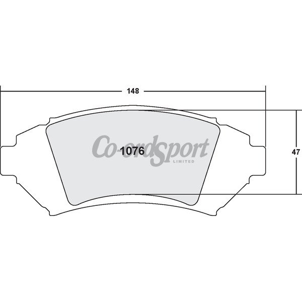 PFC 1076 Carbon Metallic Brake Pad Set image