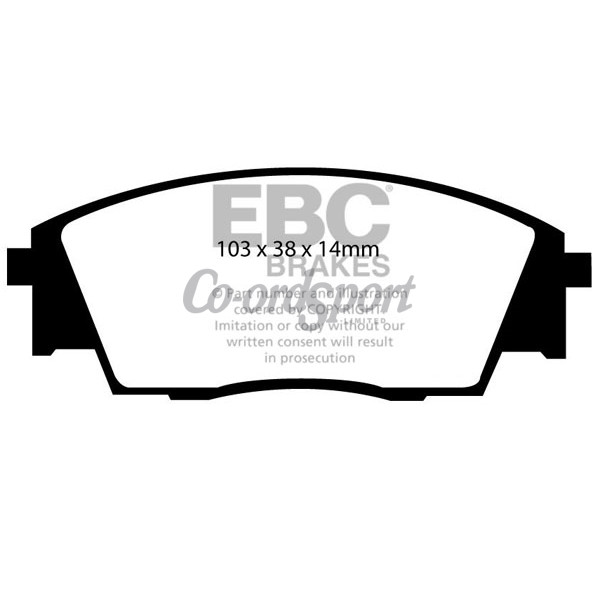 EBC Ultimax OEM Replacement Brake Pads image