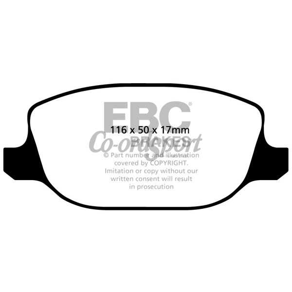 EBC Ultimax OEM Replacement Brake Pads image