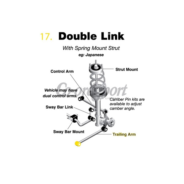 Whiteline Trailing Arm - Lower Front image