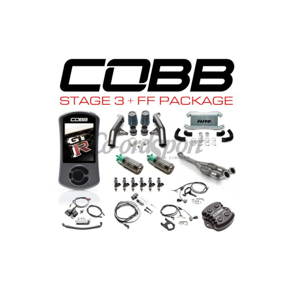 COBB Nissan GT-R Stage 3 + CAN Gateway + FF Carbon Fiber Pow image