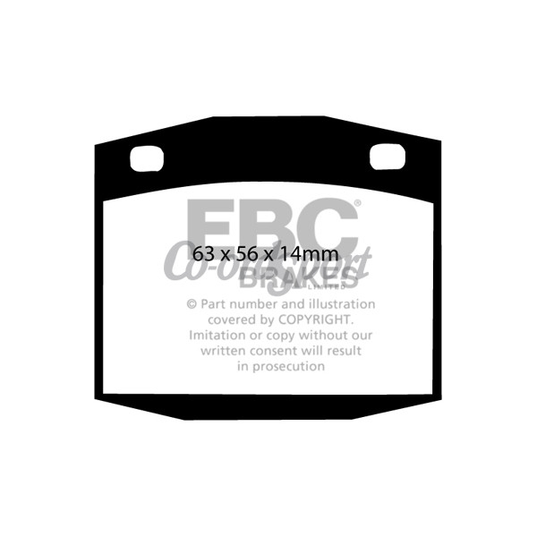 EBC Ultimax OEM Replacement Brake Pads image