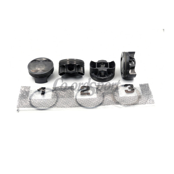 MAHLE SUBARU WRX 2.5L STI Piston Set with Rings 99.75mm 8.3CR image