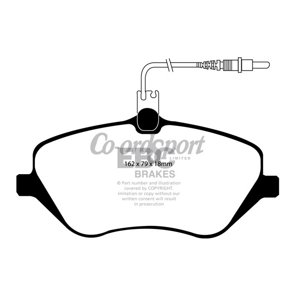 EBC Ultimax OEM Replacement Brake Pads image