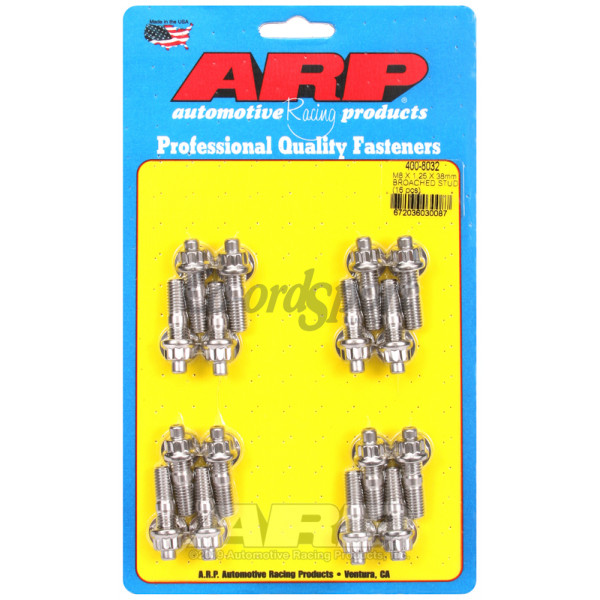 ARP M8 X 1.25 X 38mm broached stud kit - 16pcs image