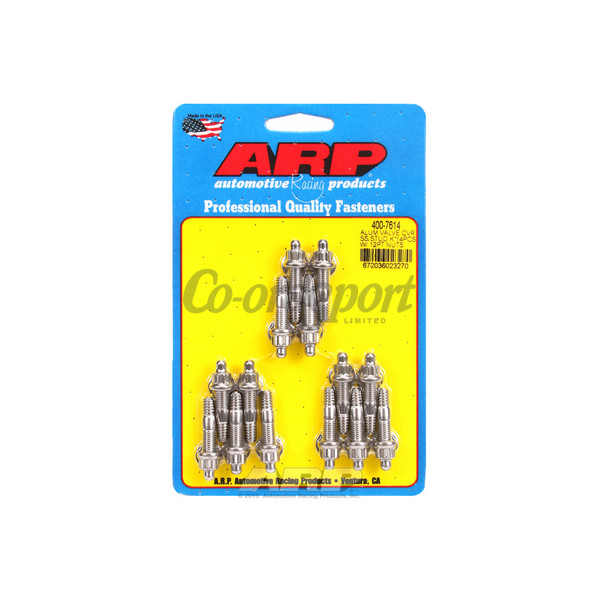 ARP Cast alum covers SS 12pt valve cover stud kit 14pc image