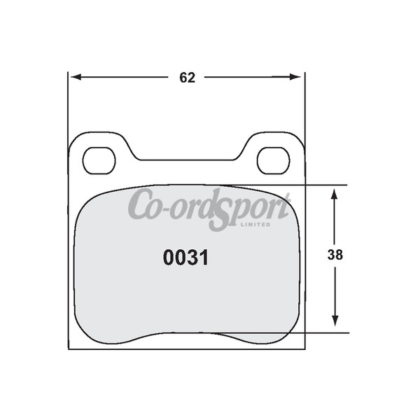 PFC Hyundai TCR 0031 Race Pad Set - 11 Compound 15 mm image