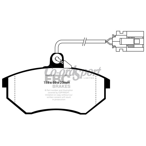 EBC Ultimax OEM Replacement Brake Pads image