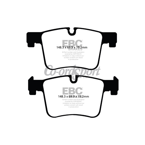 EBC Ultimax OEM Replacement Brake Pads image